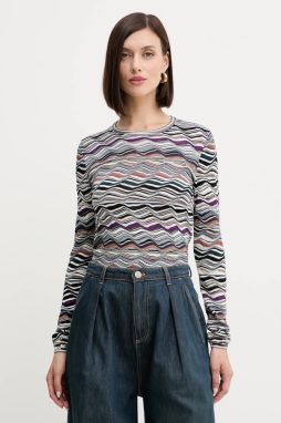 Vlnený sveter Missoni biela farba, ľahký, DS25WN06.BK01C0