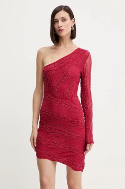 Šaty Charo Ruiz Ibiza červená farba, mini, priliehavé, 257603