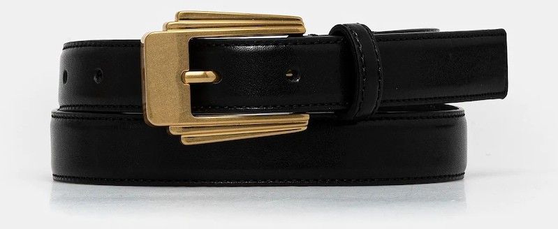Kožený opasok Weekend Max Mara UNGHIA čierna farba, 2525506075600
