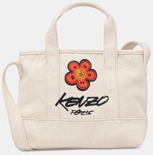Bavlnená taška Kenzo béžová farba, FF68SA910F36