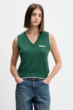 Vesta s prímesou vlny Dickies zelená farba, ľahká, DK0A87P2