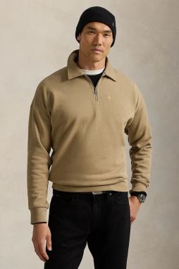 Bavlnený sveter Polo Ralph Lauren béžová farba, 710961601