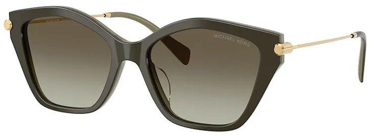 Slnečné okuliare Michael Kors dámske, zelená farba, 0MK2246U