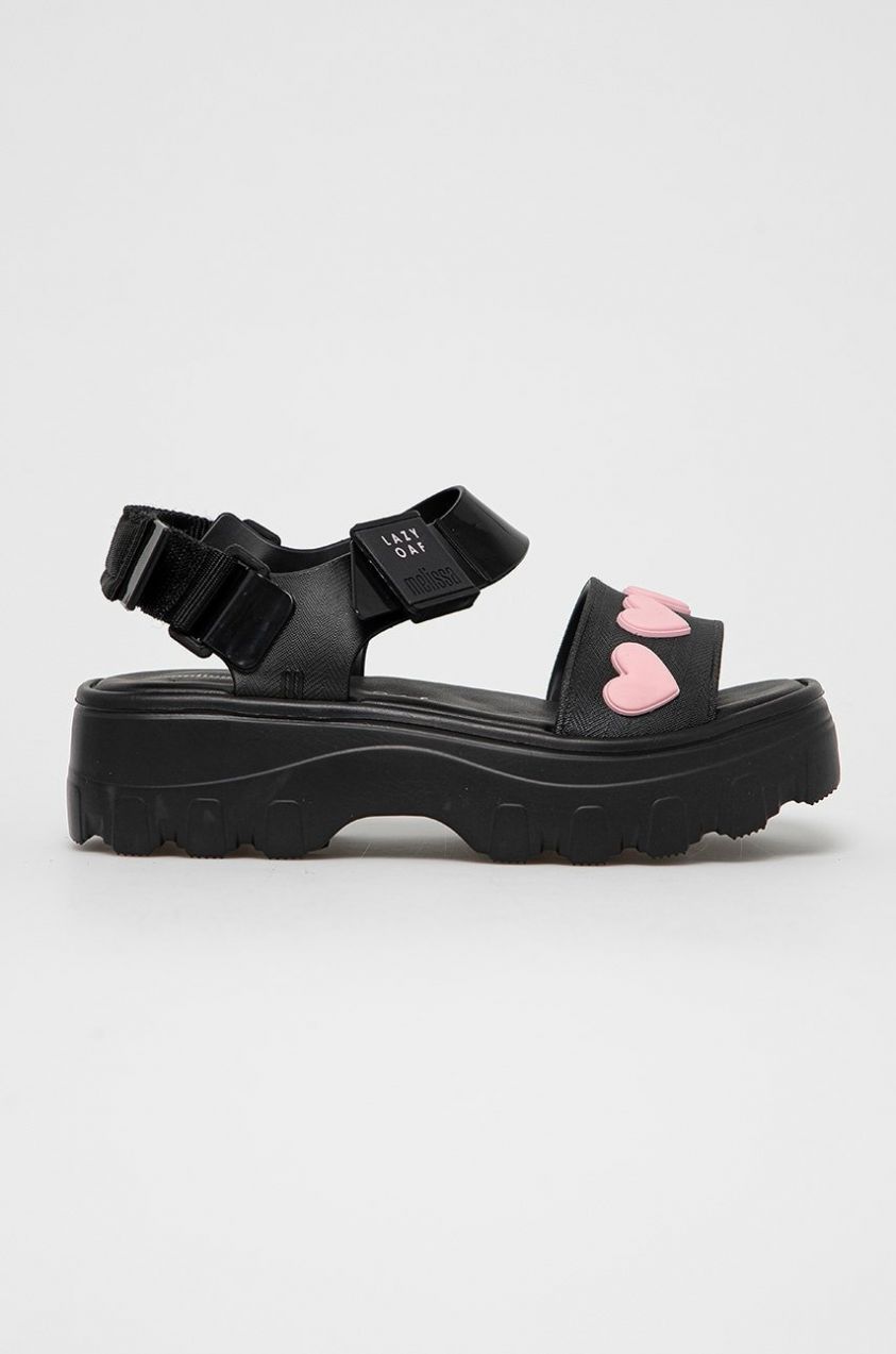 Sandále Melissa  KICK OFF SANDAL dámske, čierna farba, na platforme, M.33246.52103