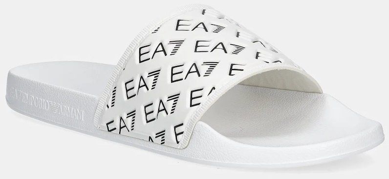 Šľapky EA7 Emporio Armani biela farba, AF15125.7X000109