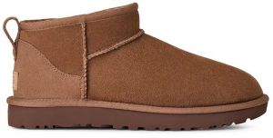 Semišové snehule UGG Classic Ultra Mini hnedá farba, 1116109.RYK