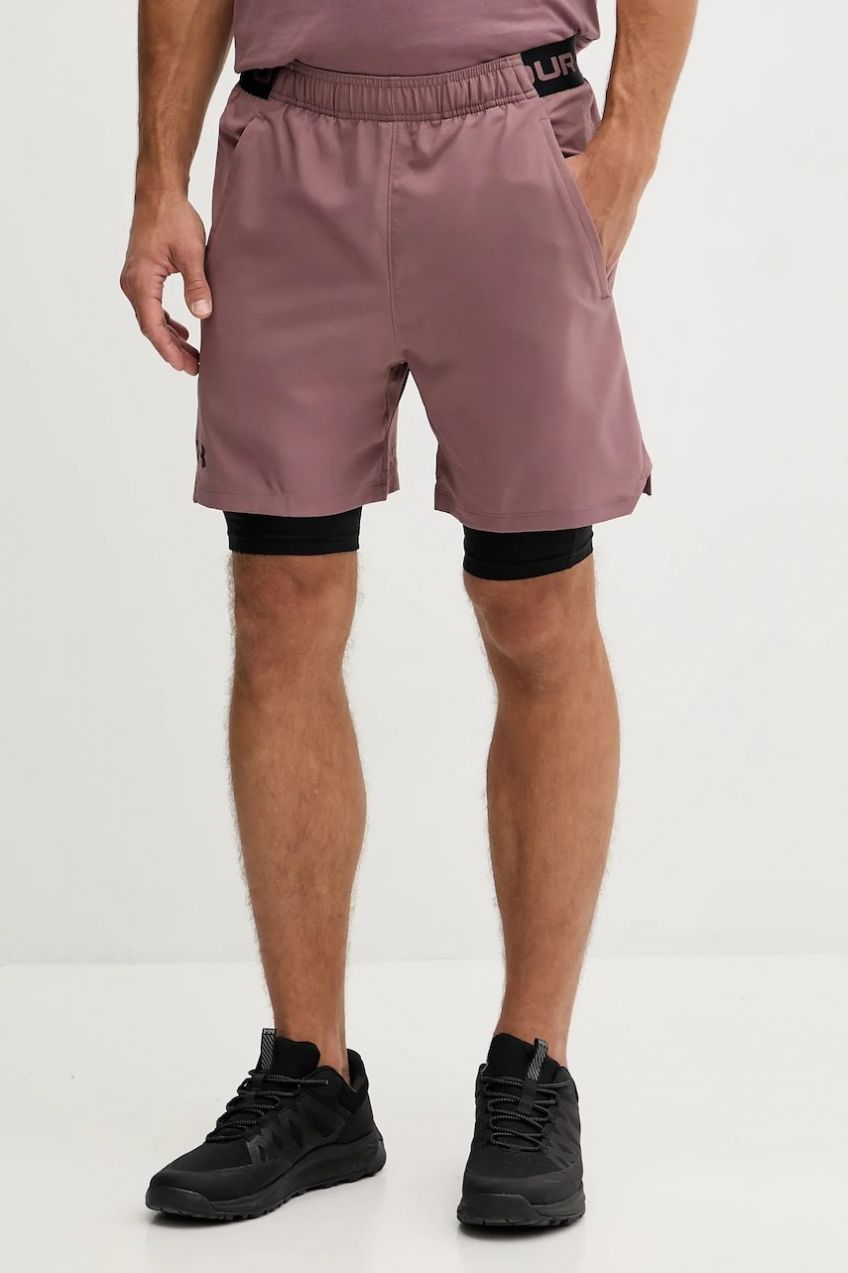 Tréningové šortky Under Armour Vanish modrá farba, 1373764