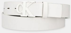 Kožený opasok Calvin Klein Jeans dámsky, béžová farba, K60K613125
