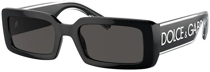 Slnečné okuliare Dolce & Gabbana dámske, čierna farba, 0DG6187