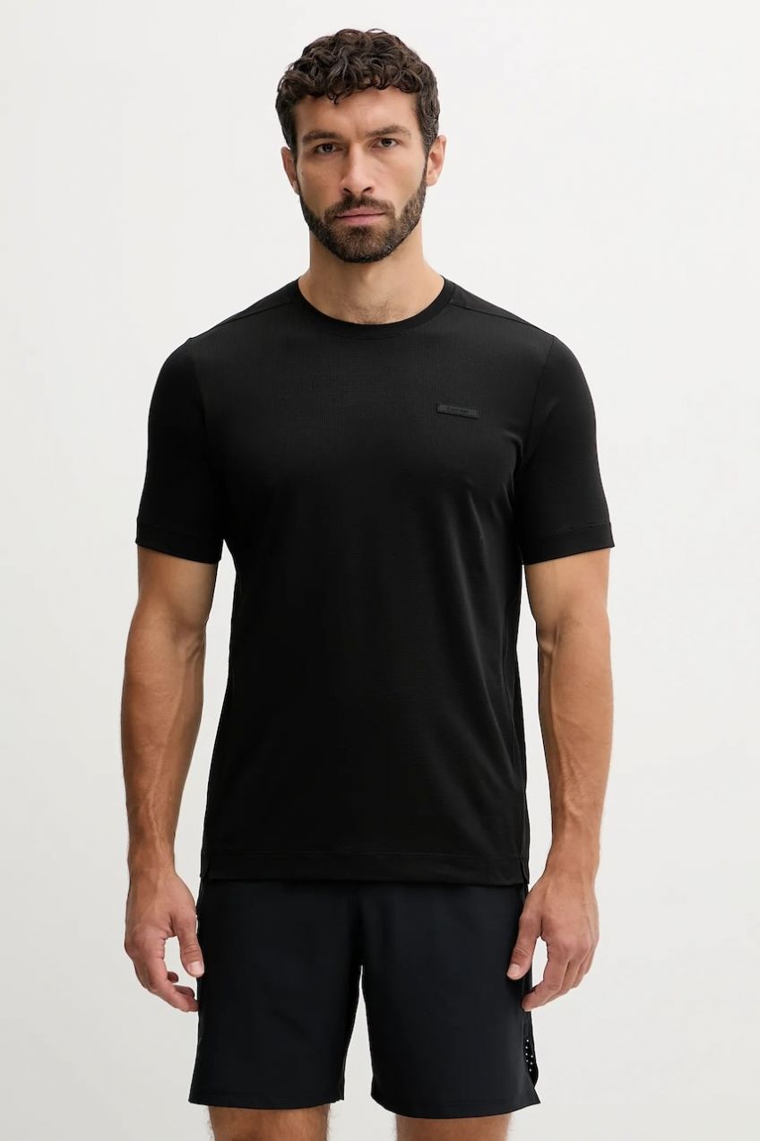 Tréningové tričko Calvin Klein Performance čierna farba, s potlačou, LVGMS5K176