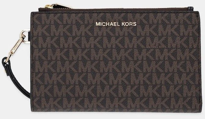 Peňaženka MICHAEL Michael Kors dámska, hnedá farba