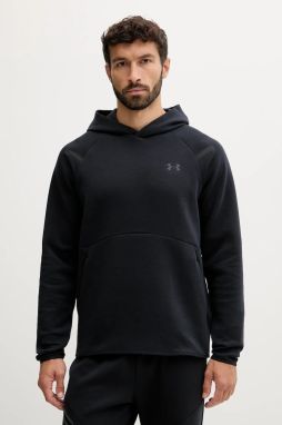 Mikina Under Armour Unstoppable Fleece béžová farba, s kapucňou, s potlačou, 1389350