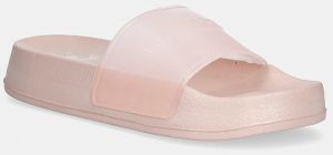 Šľapky U.S. Polo Assn.  AMAMI dámske, béžová farba, na platforme, AMAMI009W/5G2