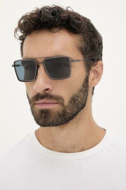 Slnečné okuliare Zegna čierna farba, EZ0257_5637V