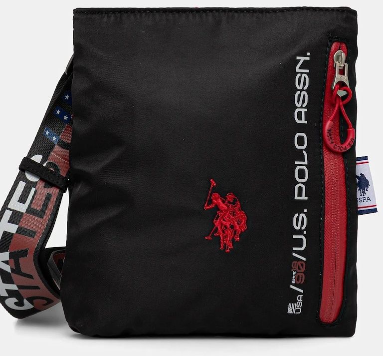 Malá taška U.S. Polo Assn. Bozeman čierna farba, BIUB65683MIA