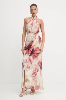 Šaty Marciano Guess BIANCA béžová farba, maxi, áčkový strih, 5GGK18 7099Z