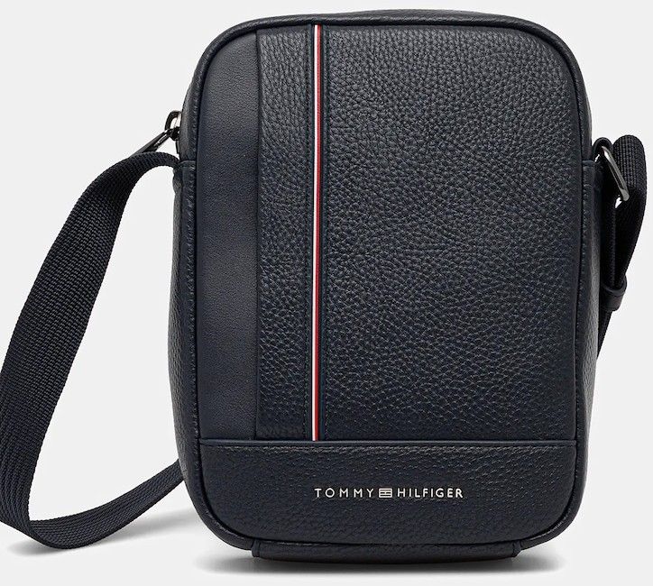 Malá taška Tommy Hilfiger tmavomodrá farba, AM0AM13632