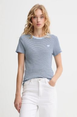 Bavlnené tričko Levi's dámske, modrá farba, 000KK