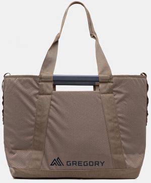 Taška Gregory Alpaca Tote 50L hnedá farba, ALPACA.UTILITY.TOTE.50L