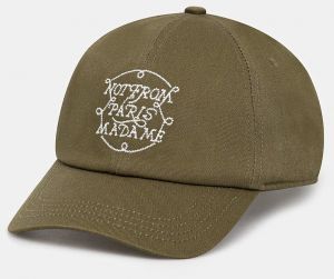 Šiltovka Drôle de Monsieur La Casquette Slogan Tresses zelená farba, H.CP178.CO138