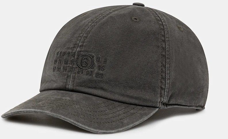 Bavlnená šiltovka MM6 Maison Margiela šedá farba, SH0TC0005.M35346.860