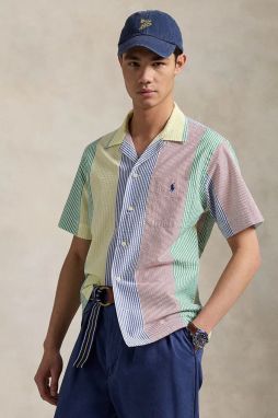 Bavlnená košeľa Polo Ralph Lauren Sport Shirt pánska, viac farieb, regular, s talianskym golierom, 710964421