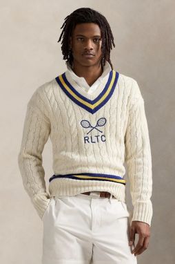Sveter s prímesou kašmíru Polo Ralph Lauren Long Sleeve Pullover béžová farba, 710961780