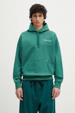Mikina Polo Ralph Lauren Long Sleeve Sweatshirt zelená farba, s kapucňou, jednofarebná, 710961135