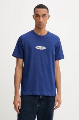 Bavlnené tričko Guess Jeans pánske, tmavomodrá farba, s nášivkou, M5YI07 K8FQ4