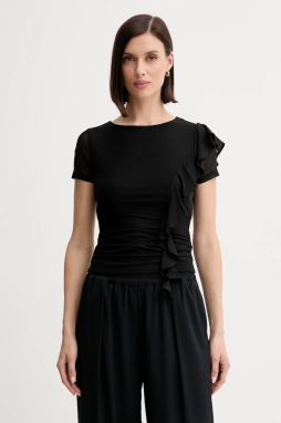 Blúzka Guess VERDIANA čierna farba, jednofarebná, W5YP08 KCZC2