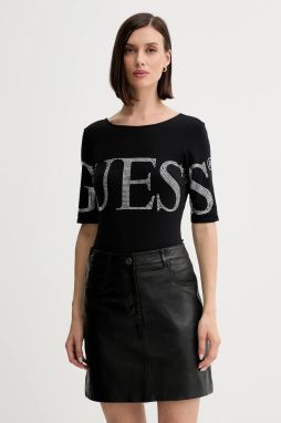 Body Guess čierna farba, W5YP57 K49A1