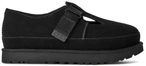 Semišové poltopánky UGG Goldenstar Mary Jane čierna farba, na platforme, 1171506.BLK