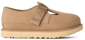 Semišové poltopánky UGG Goldenstar Mary Jane béžová farba, na platforme, 1171506.SAN