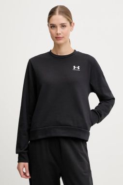 Detská mikina Under Armour Rival Terry čierna farba, s potlačou, 1389659