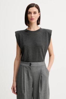 Vesta Twinset dámska, šedá farba, ľahký, 252TF3031