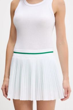 Sukňa adidas Originals Pleat Skirt PRO biela farba, mini, áčkový strih, JM4730