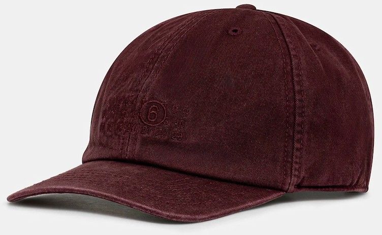 Bavlnená šiltovka MM6 Maison Margiela bordová farba, SH2TC0004.M35190.227