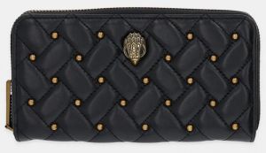 Kožená peňaženka Kurt Geiger London KENSINGTON čierna farba, 5026105109
