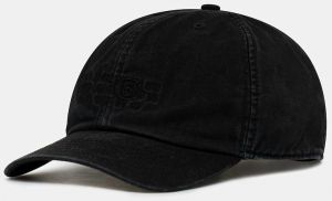 Bavlnená šiltovka MM6 Maison Margiela čierna farba, SH2TC0004.M35190.899