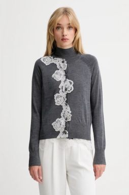Detský flísový overal Blugirl Blumarine šedá farba, ľahké, RF5222.MA82O