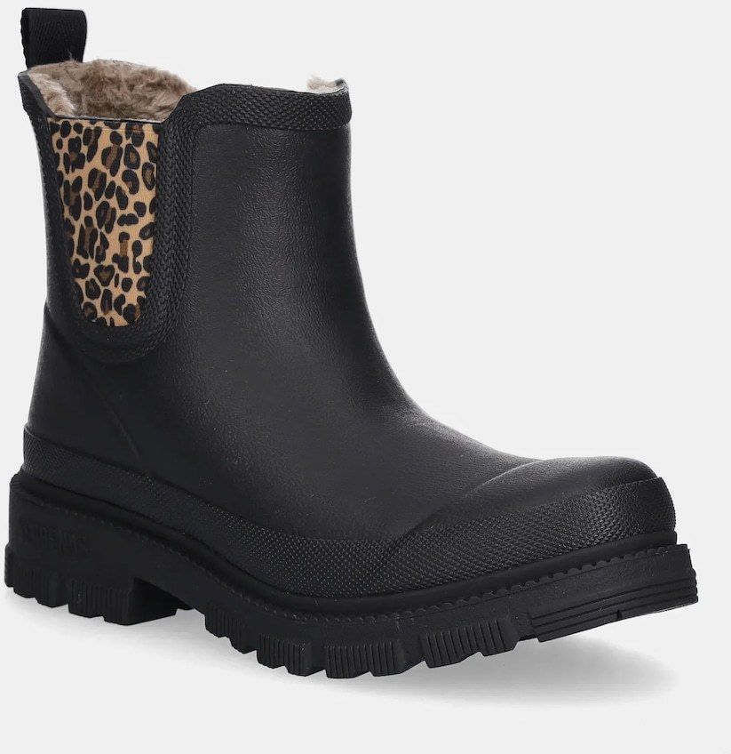 Gumáky Verbenas LUA MATE ANIMAL FUR čierna farba, 9302180944