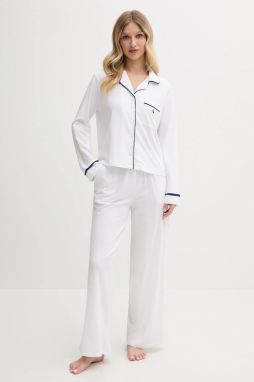 Pyžamo Polo Ralph Lauren dámske, biela farba, 4P0229