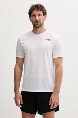 Tréningové tričko The North Face Multiple Placement biela farba, s potlačou, NF0A8E1BFN41