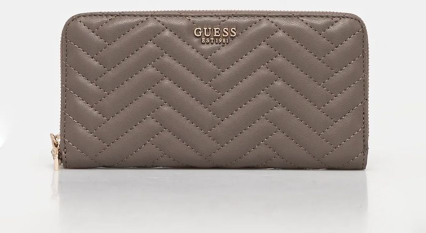 Peňaženka Guess ANNING dámska, šedá farba, SWQG95 08146