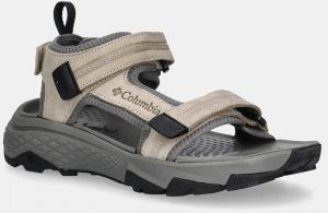 Semišové sandále Columbia PEAKFREAK RUSH pánske, béžová farba, 2121251
