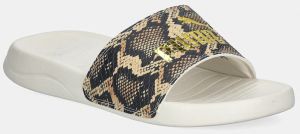 Šľapky Puma Popcat 20 Snake Chic dámske, hnedá farba, 401706