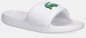 Šľapky Lacoste SERVE SLIDE 1.0 biela farba, na platforme, 49CFA0022