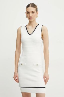 Šaty Marciano Guess ADA béžová farba, mini, priliehavé, 5RGK99 5640Z
