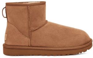 Semišové snehule UGG Classic Mini II dámske, hnedá farba, 1016222.CHE