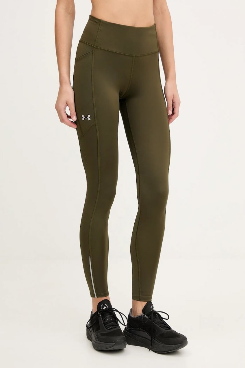 Bežecké legíny Under Armour Fly Fast 3.0 čierna farba, jednofarebné, 1369773